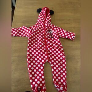 Disneyland Disney Resorts Polka Dot Fleece Romper